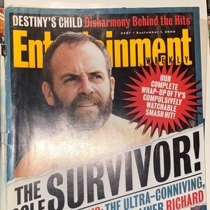 Entertainment Weekly, September 1 2000 
Has shop wear, tears and creases